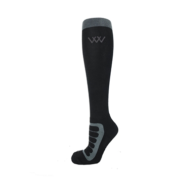 Woof Wear | Long Bamboo Tech Sock | Black/Grey